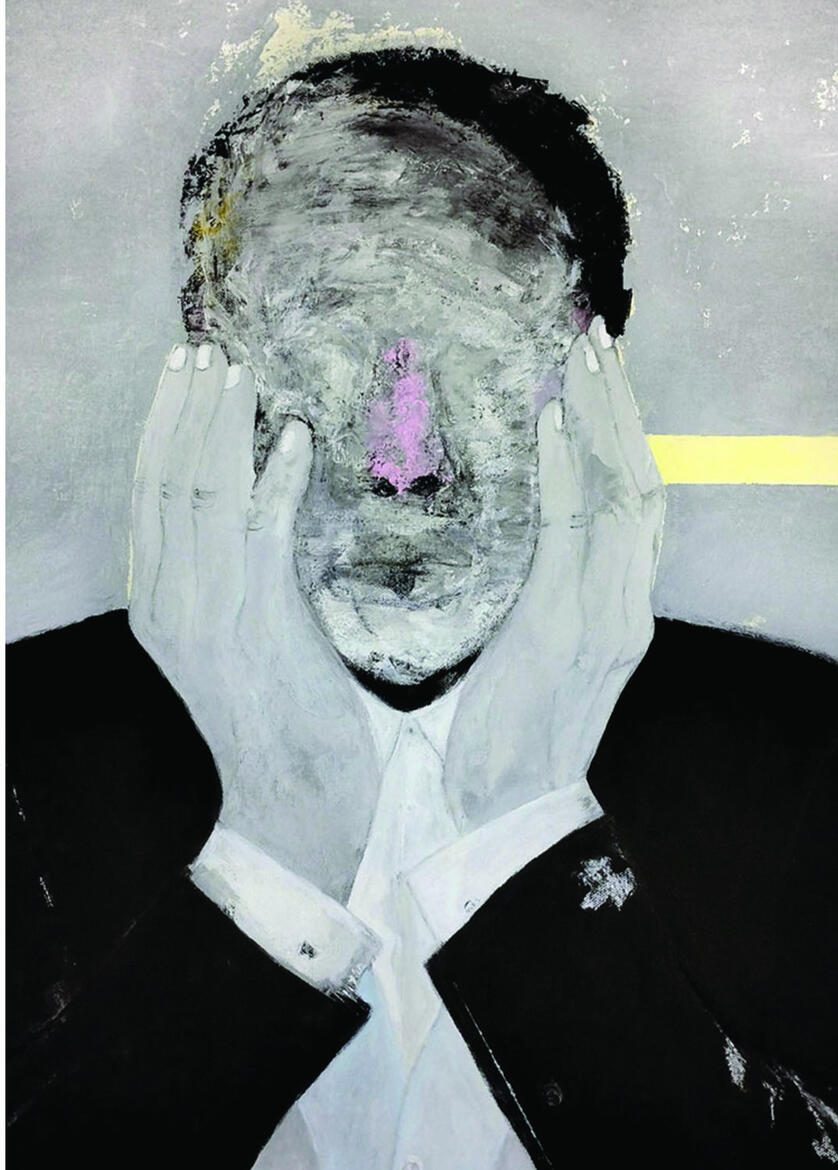 mixed media on canvas