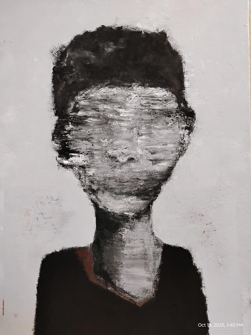 mixed media on canvas